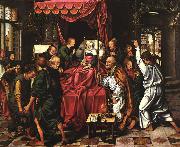 Joos van cleve The Death of the Virgin painting